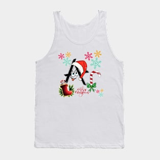 SANTA A Letter Tank Top